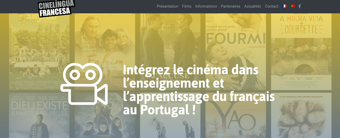 Lancement de Cinelingua francesa au Portugal